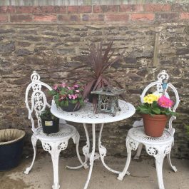 Vintage Bistro Garden Table and Chairs